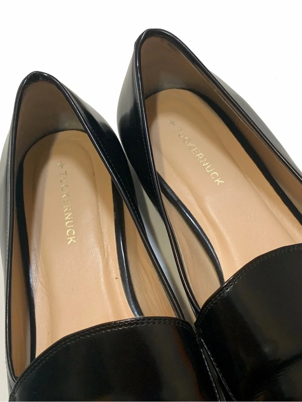 7 / tuckernuck Black Patent Leather Slip-On Loafers